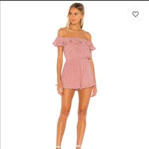 NEW Lovers+Friends Romper in Primrose pink Medium